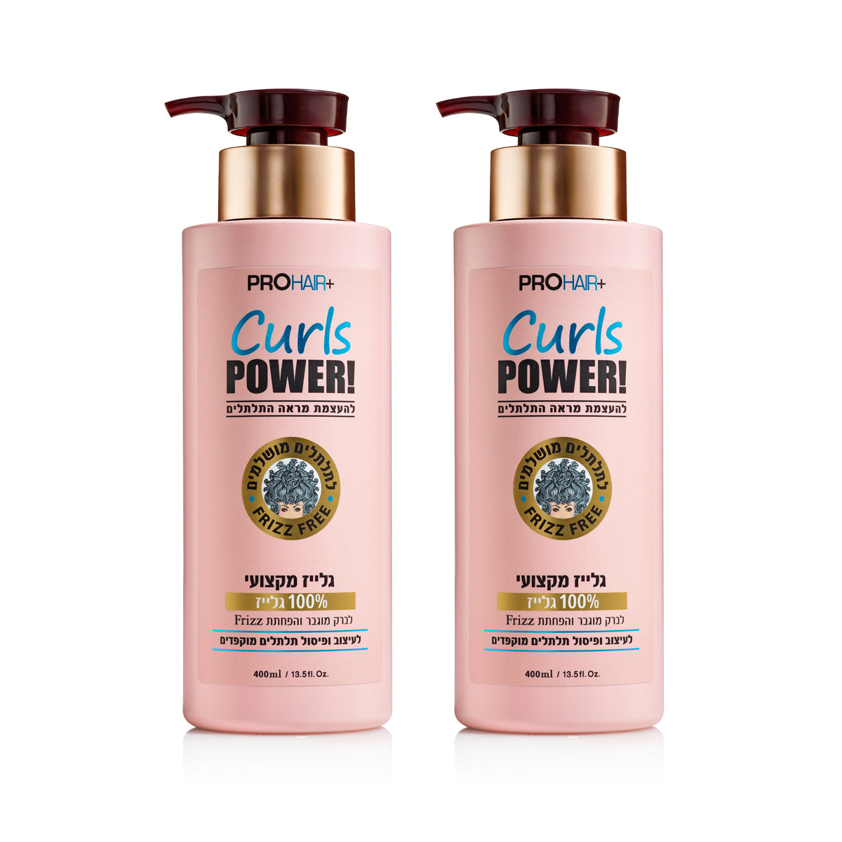 גלייז 100% לשיער מתולתל